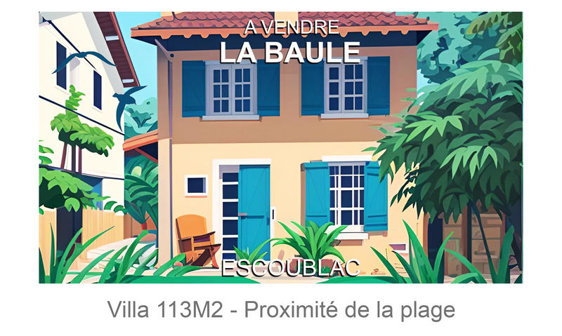 Maison - 113 m² - 6 pièces