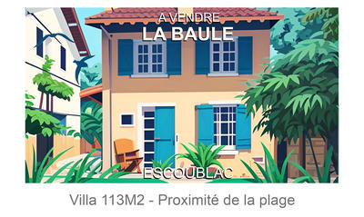 Maison - 113 m² - 6 pièces