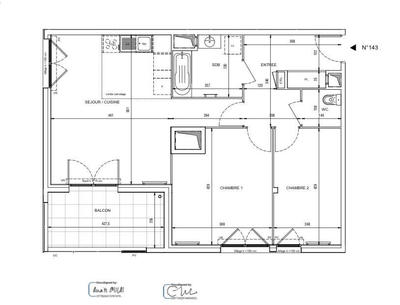 Appartement - 69 m² - 3 pièces