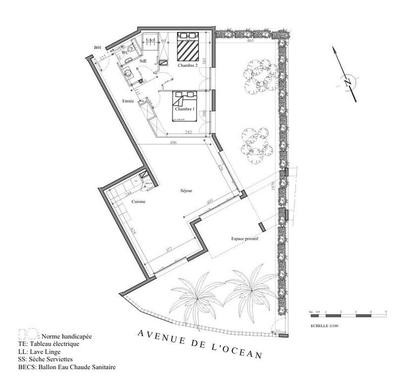 Appartement - 86 m² - 3 pièces