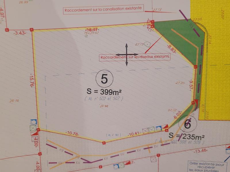 Terrain - 399 m²