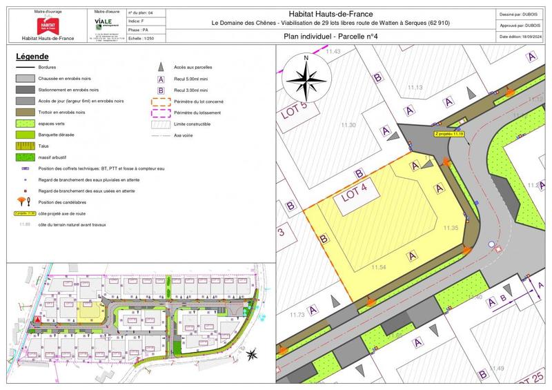 Terrain constructible - 526 m²