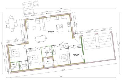 Maison - 110 m² - 4 pièces