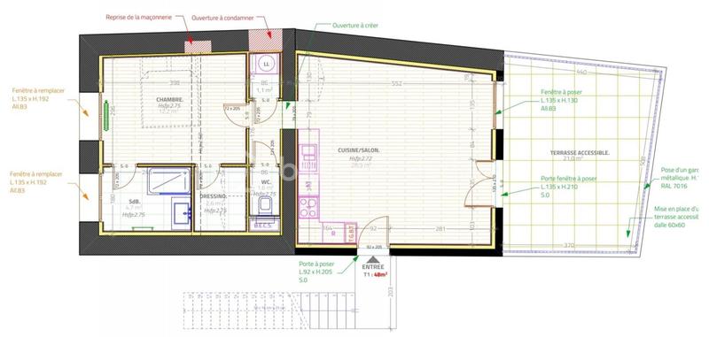 Immeuble - 110 m² - 10 pièces