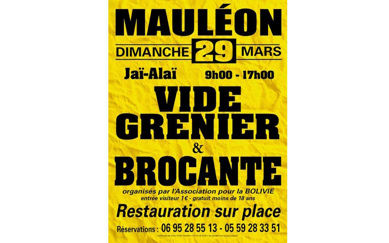 Vide grenier et brocante