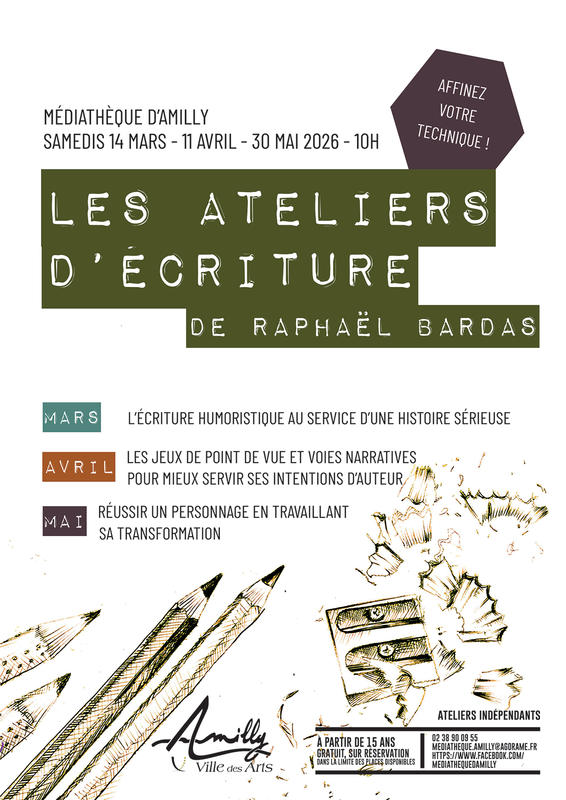 Les ateliers d’écriture de Raphaël Bardas