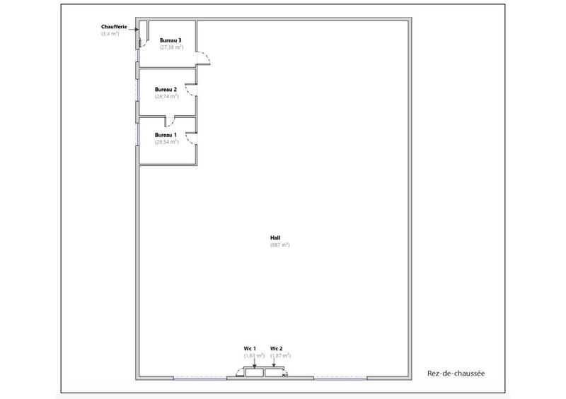 Local d'activités - 980 m²