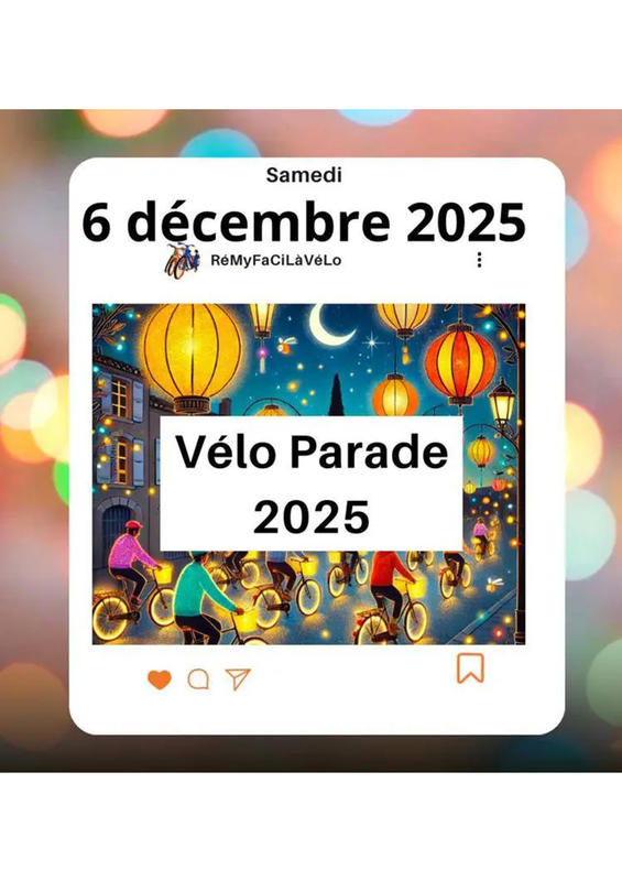 Véloparade des Lumières