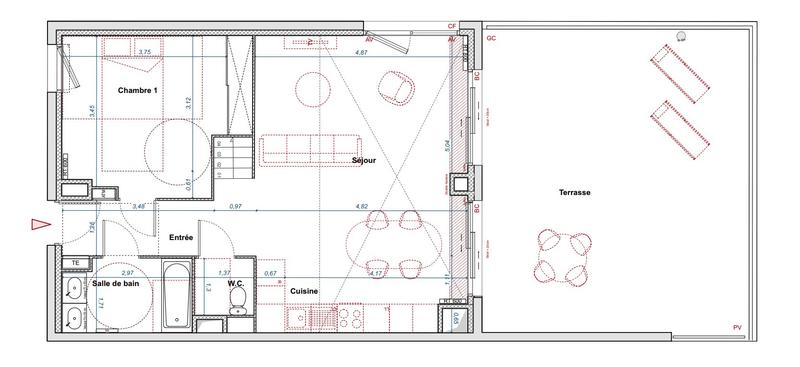 Appartement - 93 m² - 4 pièces