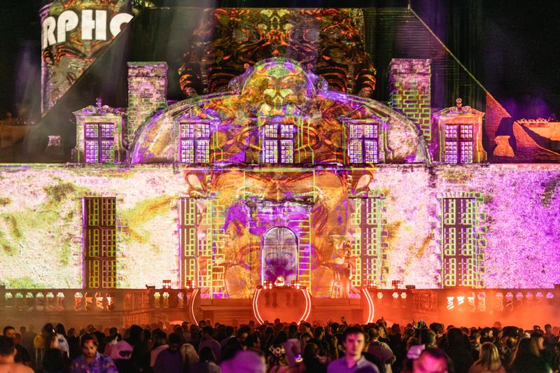 Anamorphose Spectacle sons et lumières concerts électro