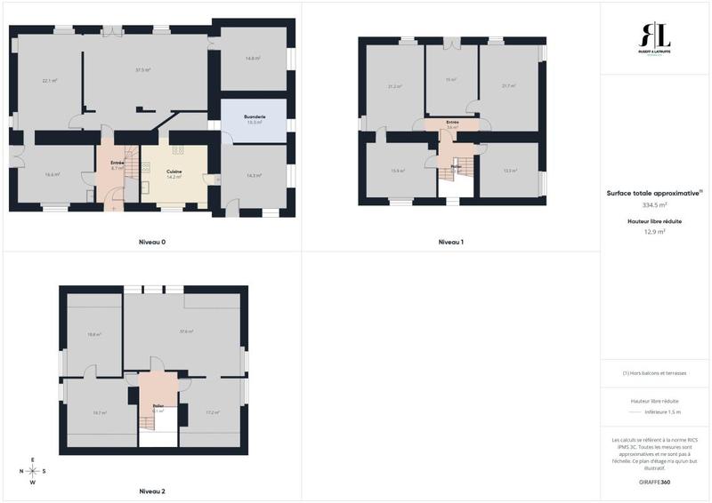 Immeuble - 335 m² - 14 pièces