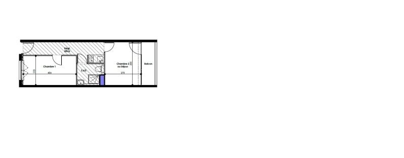 Appartement - 28 m² - 1 pièce