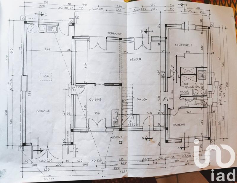 Maison - 124 m² - 6 pièces