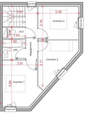 Maison - 79 m² - 4 pièces