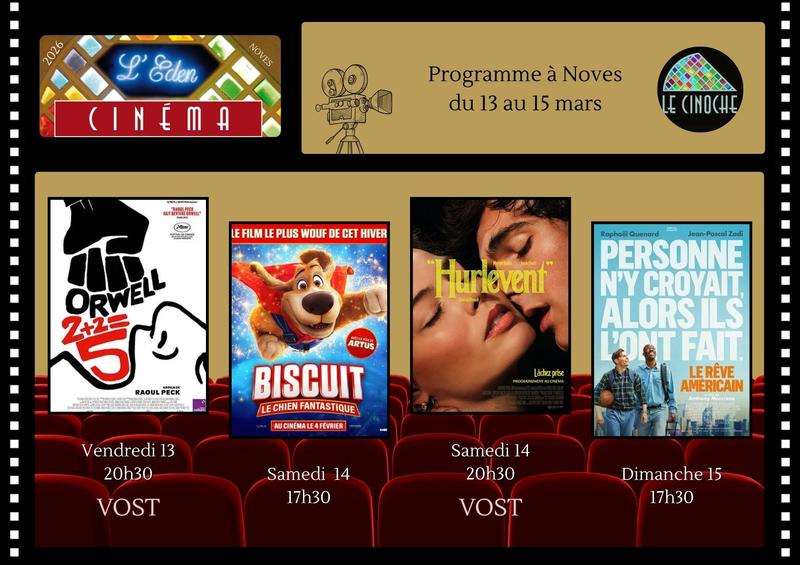 Programme Cinéma de l'Eden