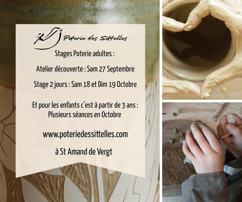 Stage Poterie des sittelles-Atelier modelage