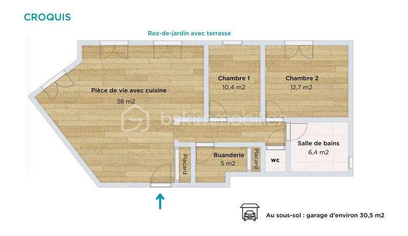 Appartement - 79 m² - 3 pièces