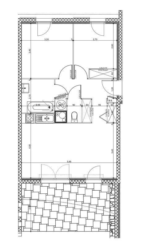 Villa - 55 m² - 3 pièces