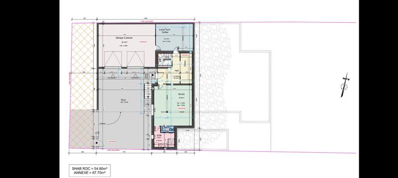Terrain constructible - 764 m²