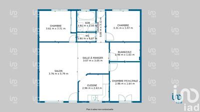 Maison - 90 m² - 4 pièces
