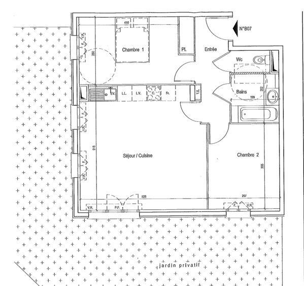 Appartement - 62 m² - 3 pièces