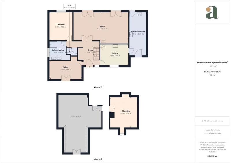 Maison ancienne - 125 m² - 5 pièces