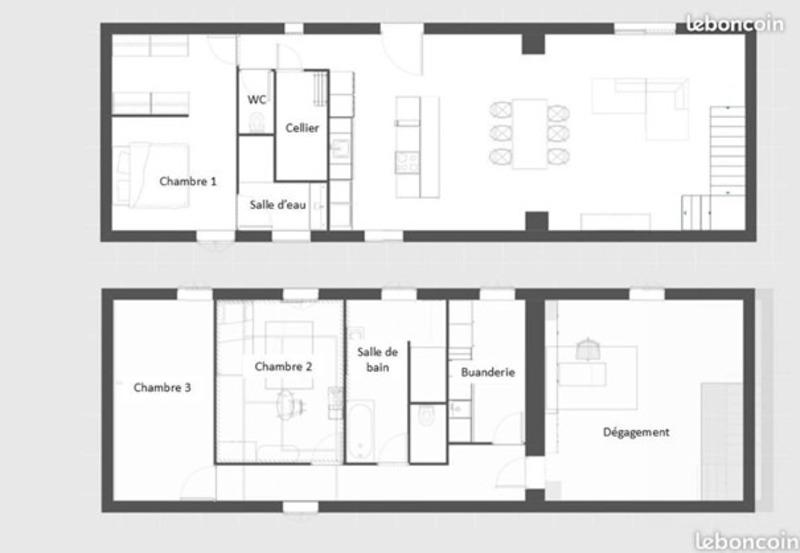 Appartement ancien - 160 m² - 5 pièces