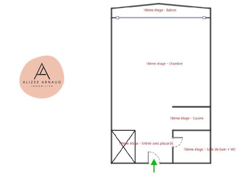 Appartement - 30 m² - 1 pièce