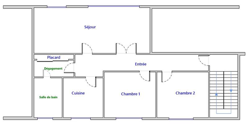 Appartement - 73 m² - 3 pièces