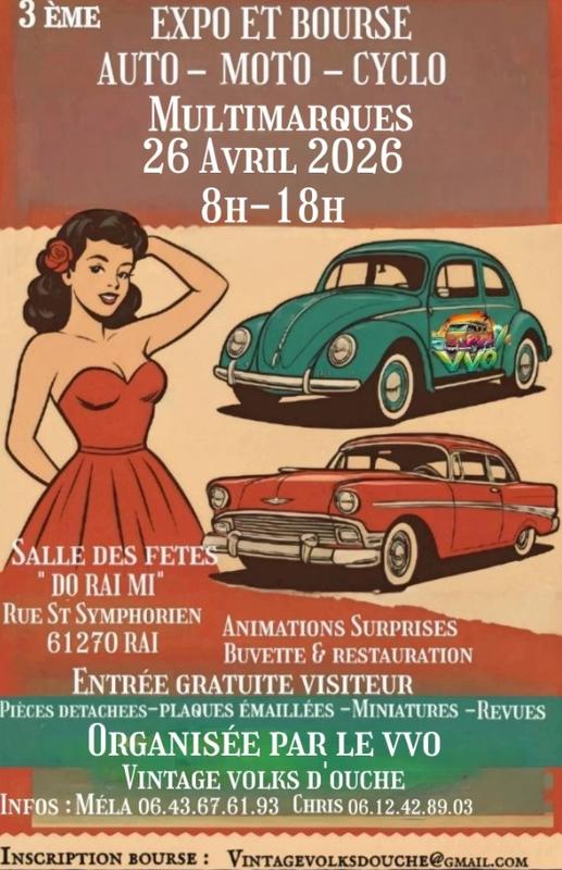 Expo et Bourse Auto/Moto/Cyclo Multimarques