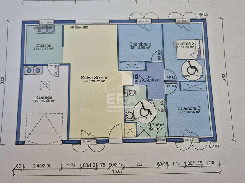 Maison - 80 m² - 4 pièces