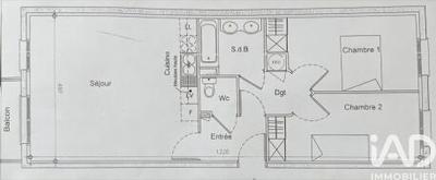 Appartement - 63 m² - 3 pièces