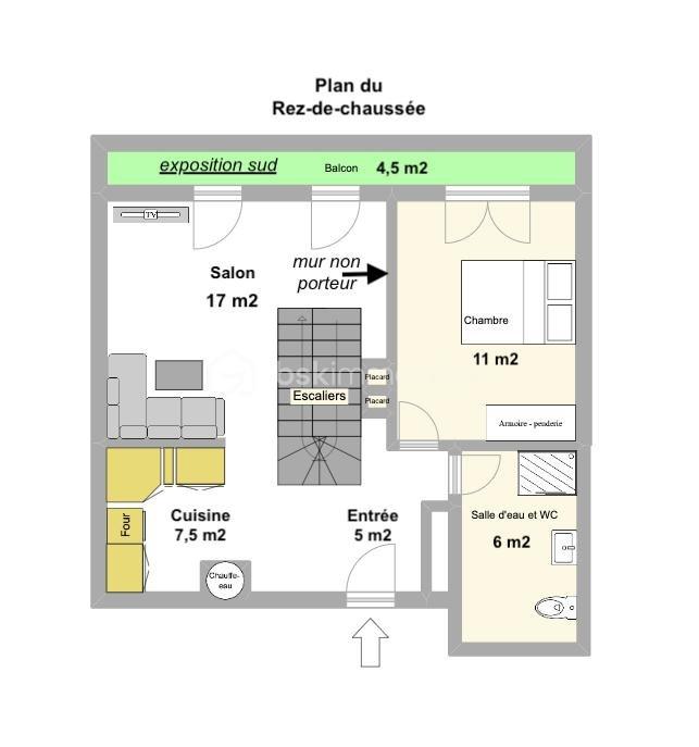Duplex - 86 m² - 4 pièces
