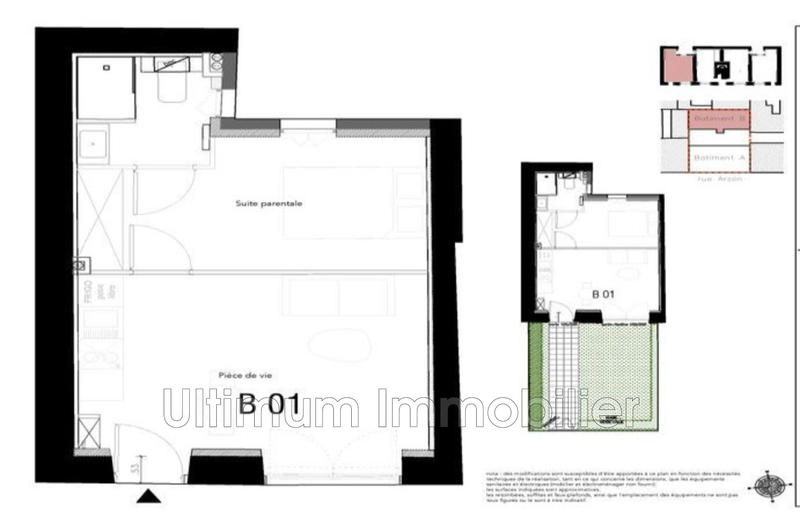 Appartement - 34 m² - 2 pièces