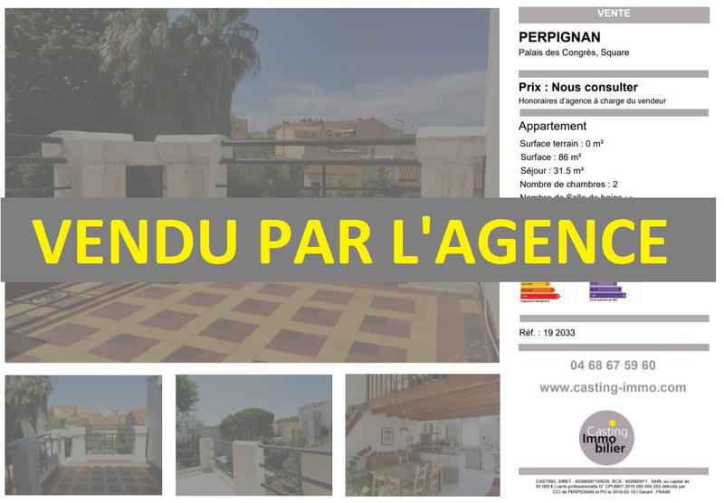 Appartement - 86 m² - 3 pièces