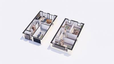 Maison - 87 m² - 6 pièces