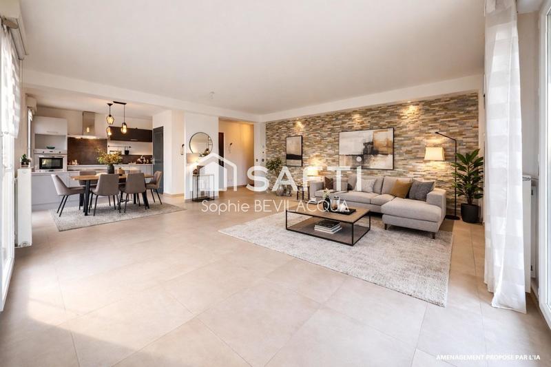 Appartement - 75 m² - 3 pièces