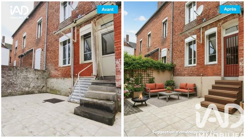 Maison de ville - 90 m² - 4 pièces