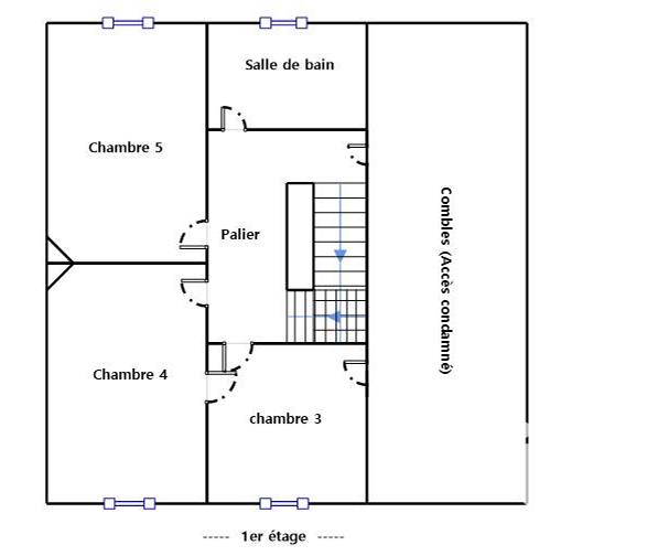 Maison - 200 m² - 11 pièces