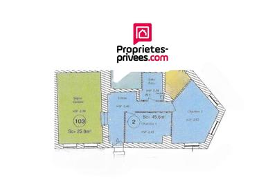 Appartement - 71 m² - 3 pièces