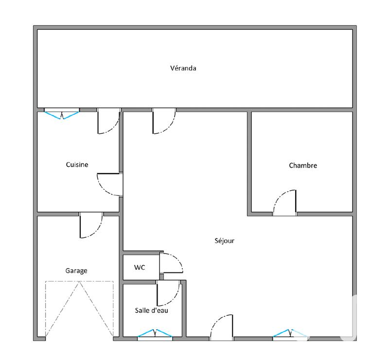 Maison - 85 m² - 3 pièces