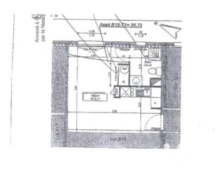 Appartement - 26 m² - 2 pièces