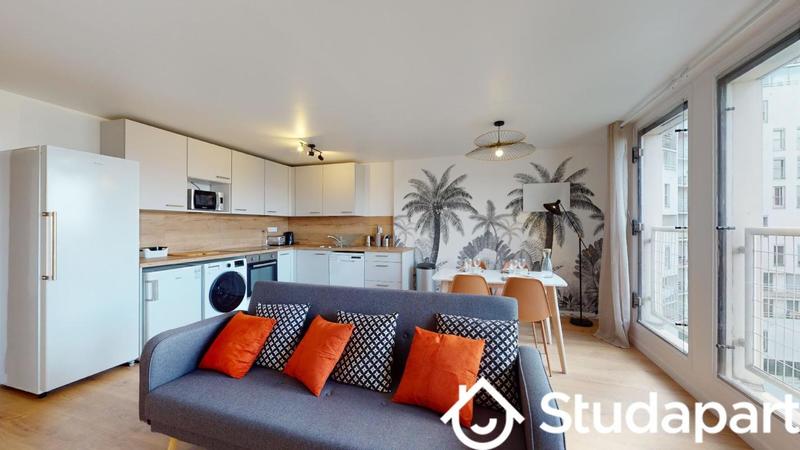 Chambre - 12 m² - 1 pièce