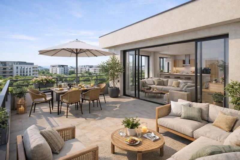 Appartement - 110 m² - 4 pièces