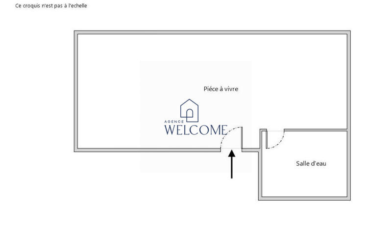Appartement - 8 m² - 1 pièce