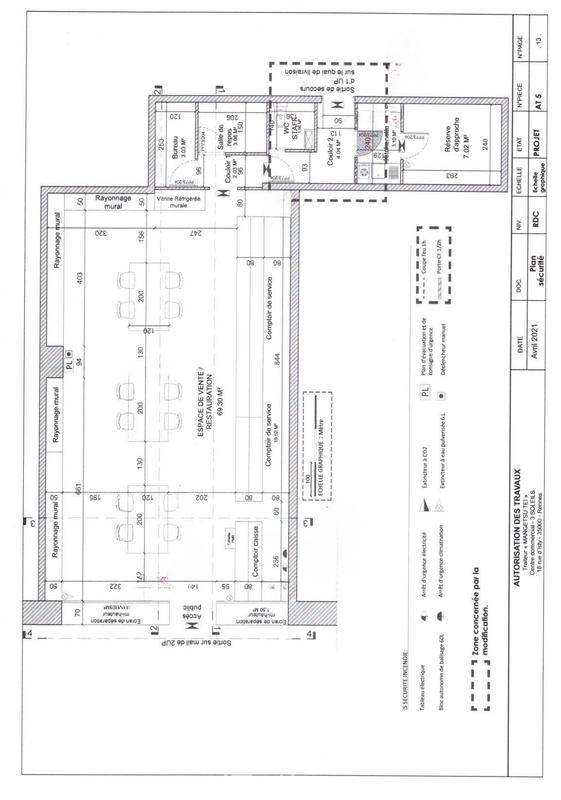 Local commercial - 120 m² - 2 pièces