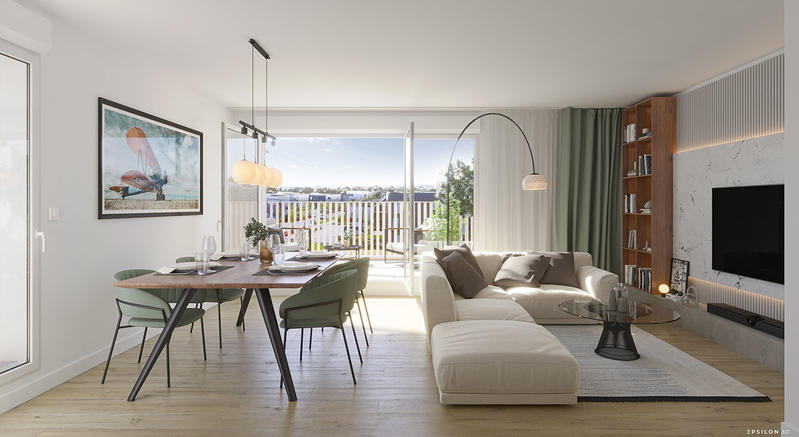 Appartement - 43 à 96 m² - 2 à 5 pièces