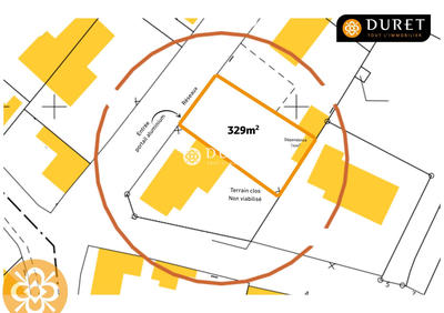 Terrain - 329 m²