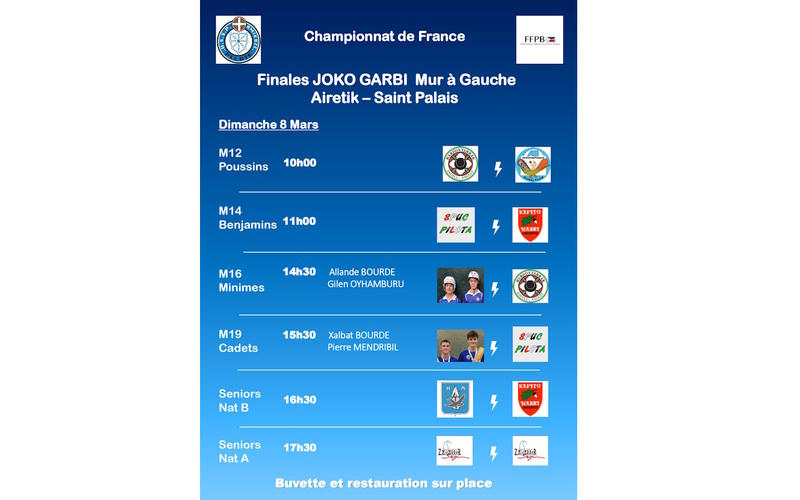 Finales du championnat de France de Joko Garbi - Mur à Gauche