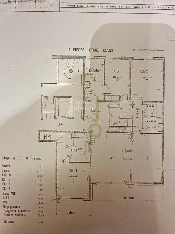 Appartement - 126 m² - 4 pièces